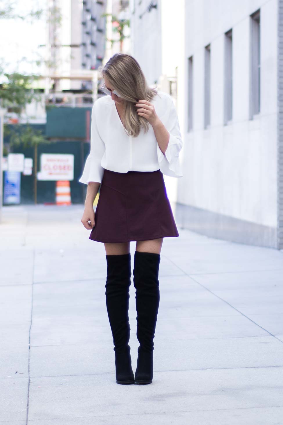 Bell Sleeves + Tall Boots with 